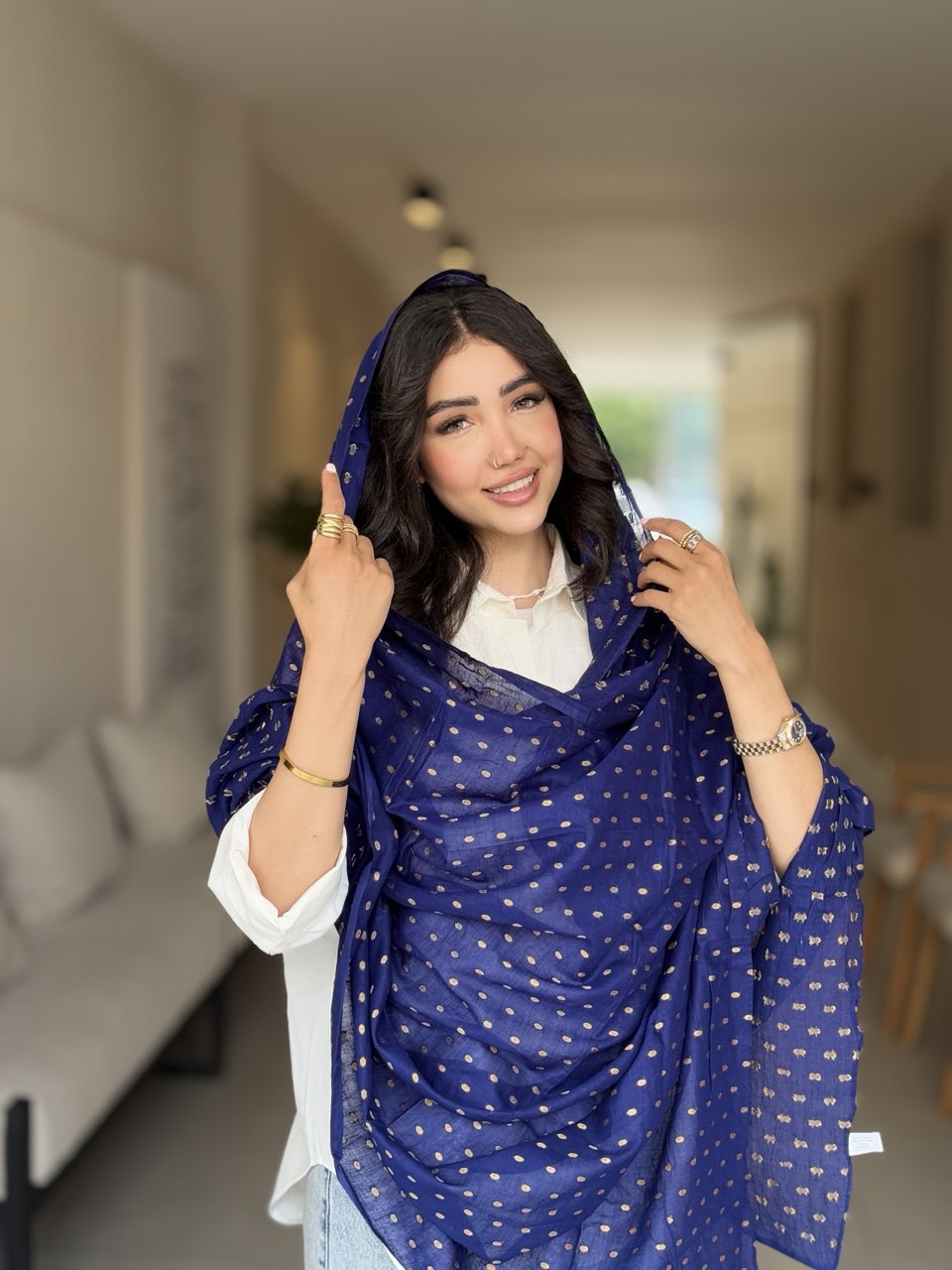 شال هندی نخی