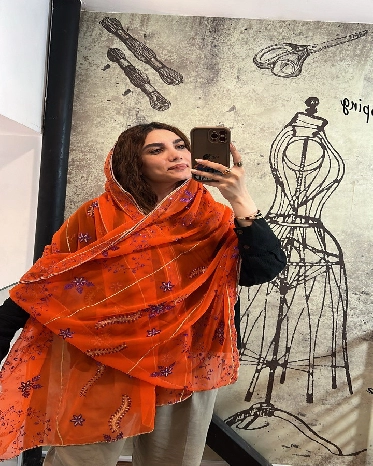 شال هندی آفتابگردون